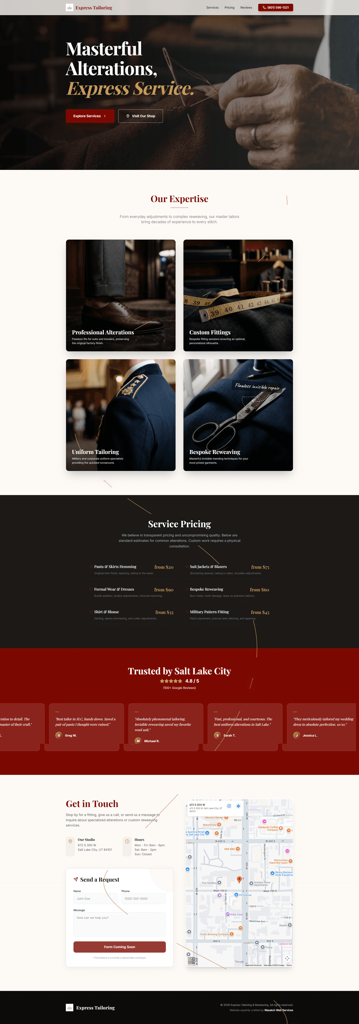 Express Tailoring & Reweaving